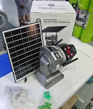 Kamera ya V380 Solar PTZ 4G yenye Skrini/Lenzi Mbili