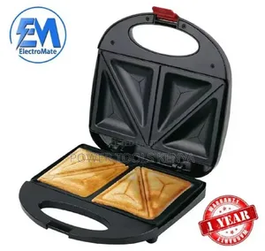 ElectroMate Sandwich Maker Isiyo na Gundi ya Vipande 2