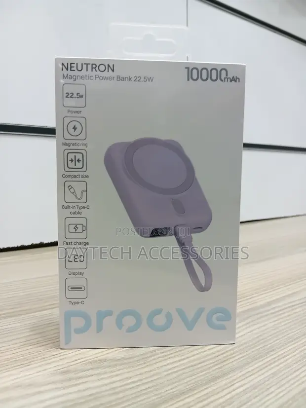 Proove 10000mAh Power Bank ya Magnetic - Zambarau - 1