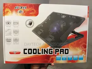 638(B) USB Laptop Cooling Pad - Nyeusi