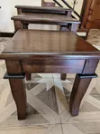 Mahogany Nest of 3 Stools - 3