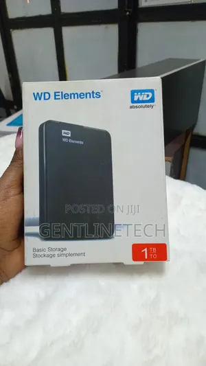 Western Digital Elements 1TB External Hard Drive