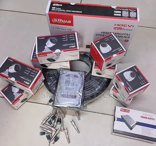 Dahua 8CH Security Camera System - Dome/Bullet - 1