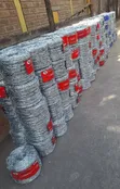 Wayafire ya Barbed ya Steel ya Galvanized 610m - 1