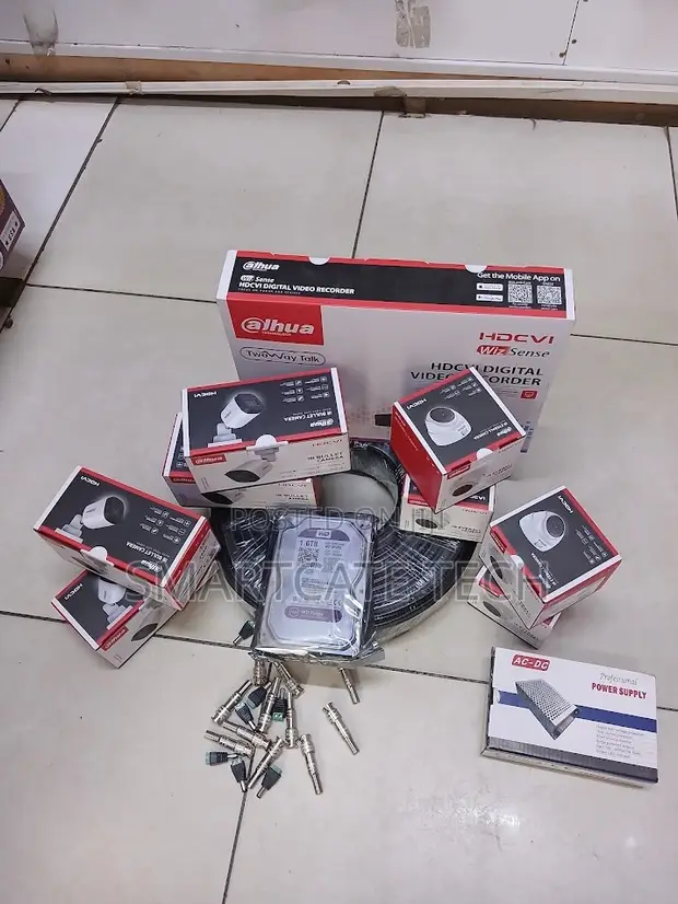 Dahua CCTV Kit Kamili ya Channel 8 na Kamera 8 - 1