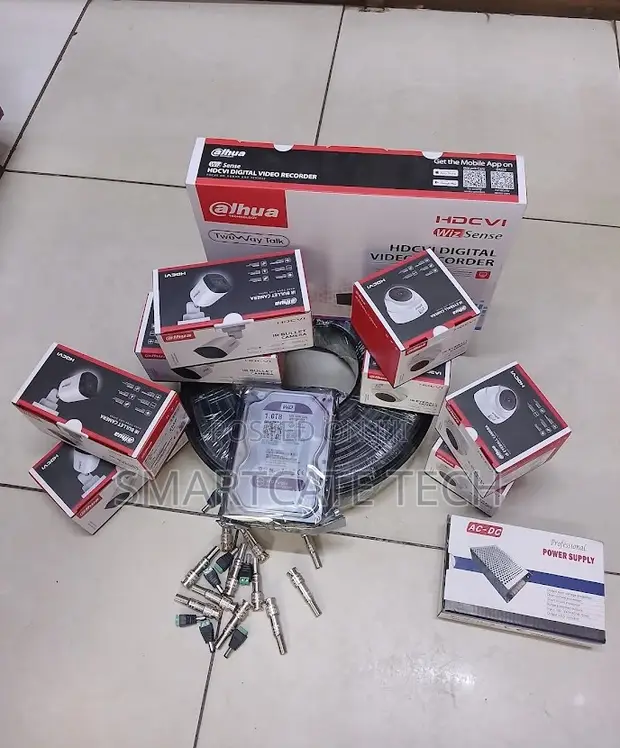 Dahua CCTV Kit 8CH na Kamera 8x 1080p - 1