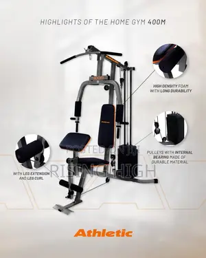 Athletic 400M Multigym Station - Mwili Kamili Nyumbani