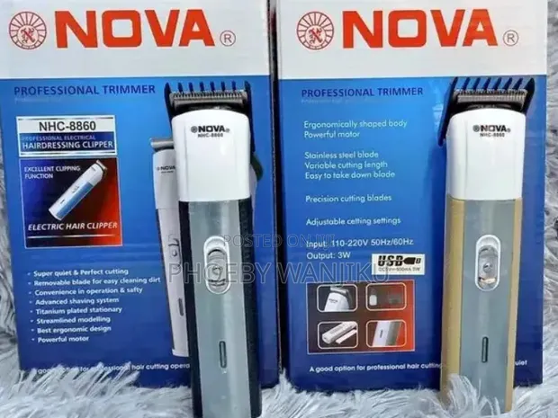 Nova Professional Rechargeable Hair Trimmer - 1