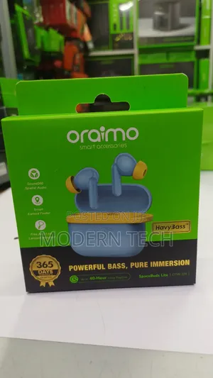 Oraimo SpaceBuds Lite OTW-324 - 40 Hours Playtime