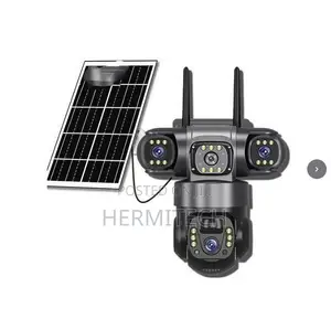 Triple Lens 4G Solar CCTV yenye Motion Alerts