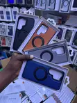 Kifaa cha Ngozi cha Premium kwa Samsung Galaxy S24 Ultra chenye Pete ya MagSafe - 1