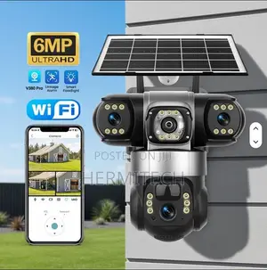 CCTV ya Solar ya 4G yenye Lens Tatu na Usaidizi wa SIM