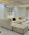 Beige L-Shaped Bubble Sofa - 3