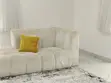 Beige L-Shaped Bubble Sofa - 4
