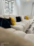 Beige L-Shaped Bubble Sofa - 5