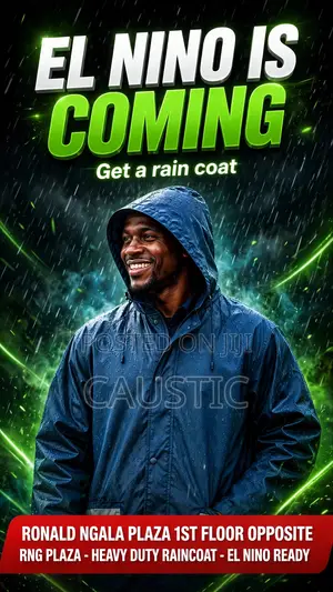 Koti la Mvua la Mwili Mzima la Heavy Duty - Tayari kwa El Nino