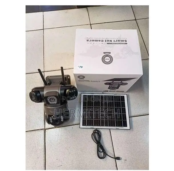 CCTV ya Solar ya 4G yenye Lens Tatu na Smart Motion Detection - 1