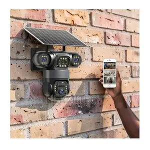 CCTV ya Solar ya 4G yenye Lensi Tatu na Arifa za Simu