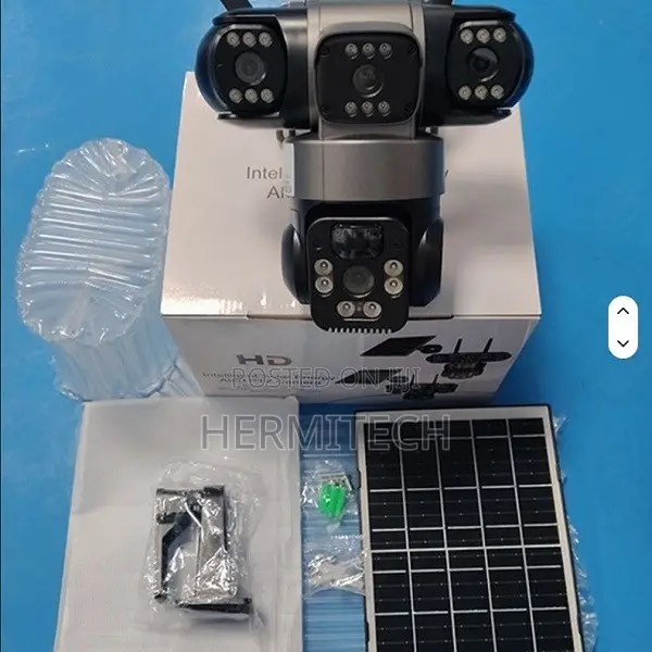 CCTV ya Solar ya 4G lenzi tatu na Uhifadhi wa Kadi ya SD - 1