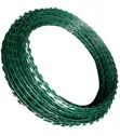 10m Galvanised Green Razor Wire - 1