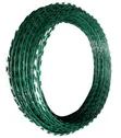 10m Galvanised Green Razor Wire - 2