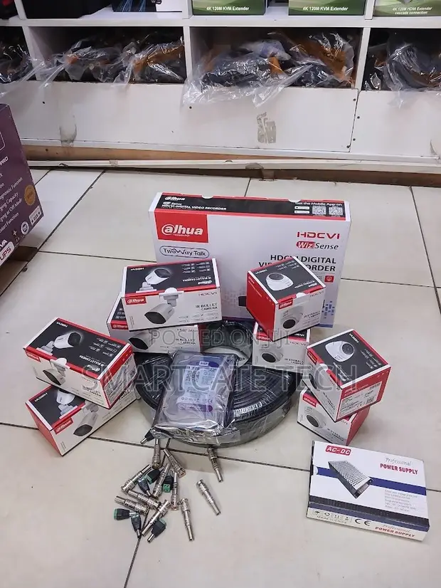 Dahua mfumo kamili wa CCTV wa chaneli 8 na kamera 8 - 1
