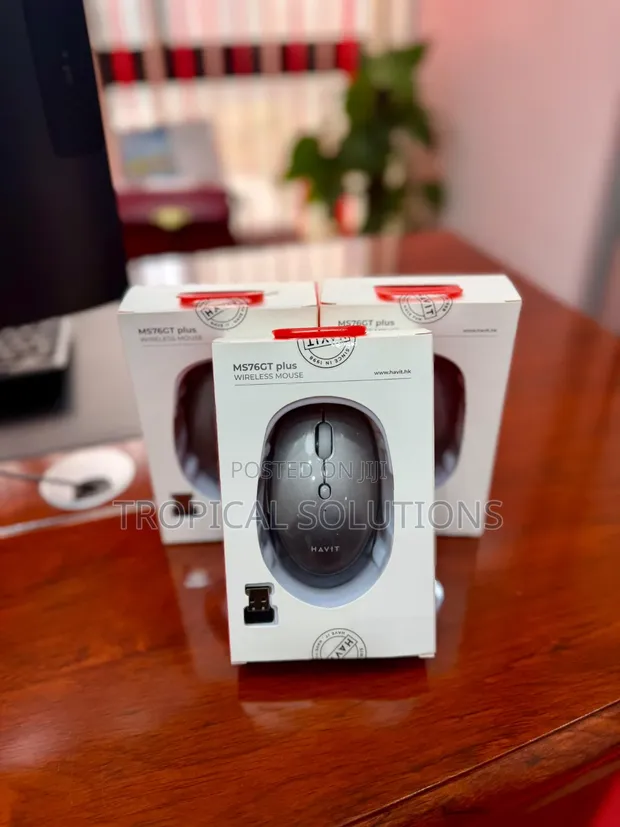 Havit MS76GT Plus Wireless Mouse - Grey/Black - 1