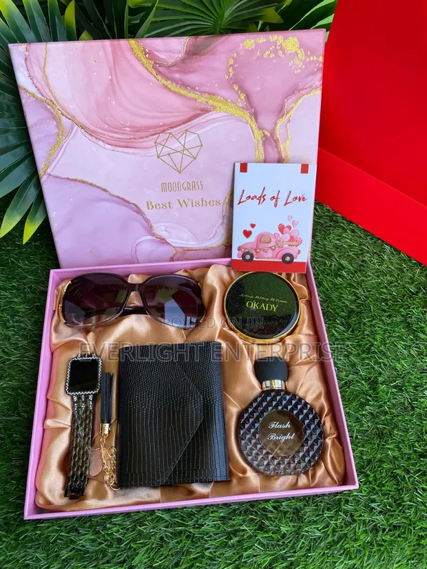 Fancy Ladies Gift Set with LED Watch - 1