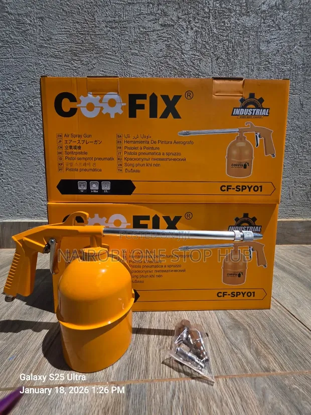 Coofix Air Spray Gun - Mpya Kabisa - 1