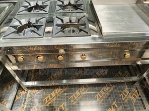 Combined 4 Burner + Hotplate Cooker