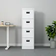 One Key Metallic Filing Cabinet - Brand New - 2
