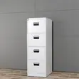 One Key Metallic Filing Cabinet - Brand New - 3