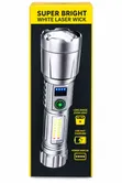 Rechargeable LED Flashlight with Zoom - 1