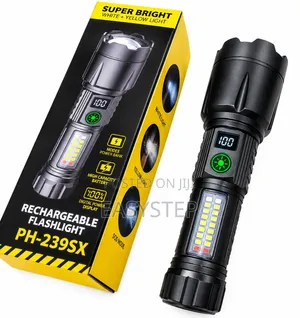 Rechargeable LED Flashlight with Zoom