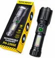 Rechargeable LED Flashlight with Zoom - 2
