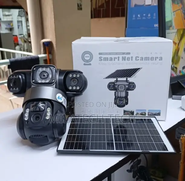 4G Triple Lens Solar Security Camera - 1