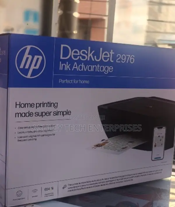 HP DeskJet 2976 All-in-One WiFi Printer - 1