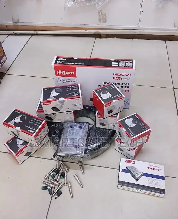 Dahua 8CH Security Camera Kit with 8 HD Cameras - 1