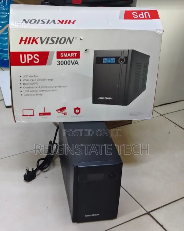 3KVA Hikvision Smart UPS with 4 Ports - 1
