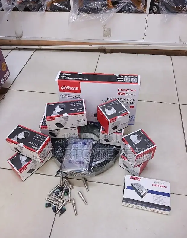 Dahua 8-Channel CCTV System with 8 HD Cameras - 1