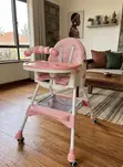 3-in-1 Baby High Chair with Toy Bar - 1