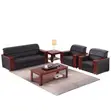 Sofa ya Ofisi ya Mahogany ya Viti 5 - 1