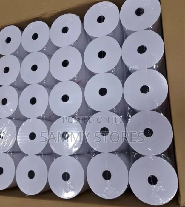 Thermal POS Printer Paper Rolls - White - 1