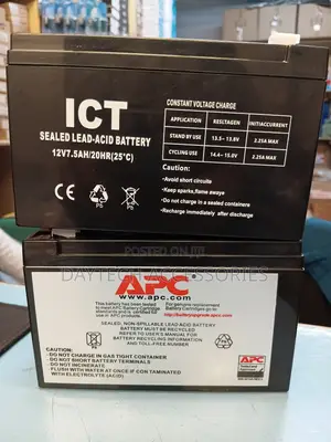 APC 12V 7.2Ah UPS Battery - Black