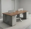 4-Person Staff Desk Workstation - 4