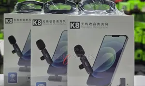K8 Portable Wireless Microphone for Content Creators