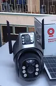 V380 Dual Lens PTZ Solar Security Camera - 2