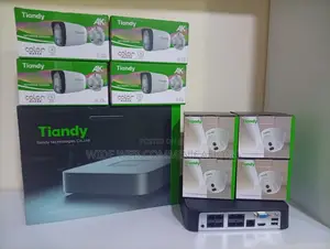 Tiandy 8 Port NVR CCTV Package with 4MP & 2MP Cameras