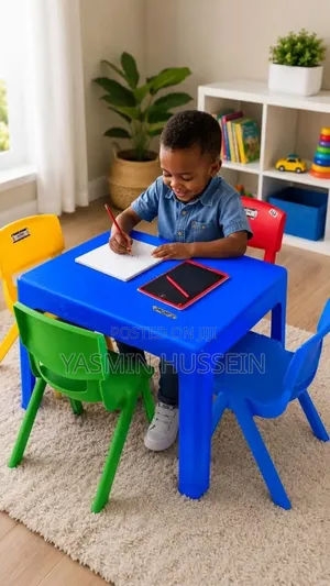 Kids Study/Dining Table with 4 Chairs