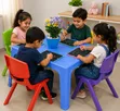 Kids Study/Dining Table with 4 Chairs - 2